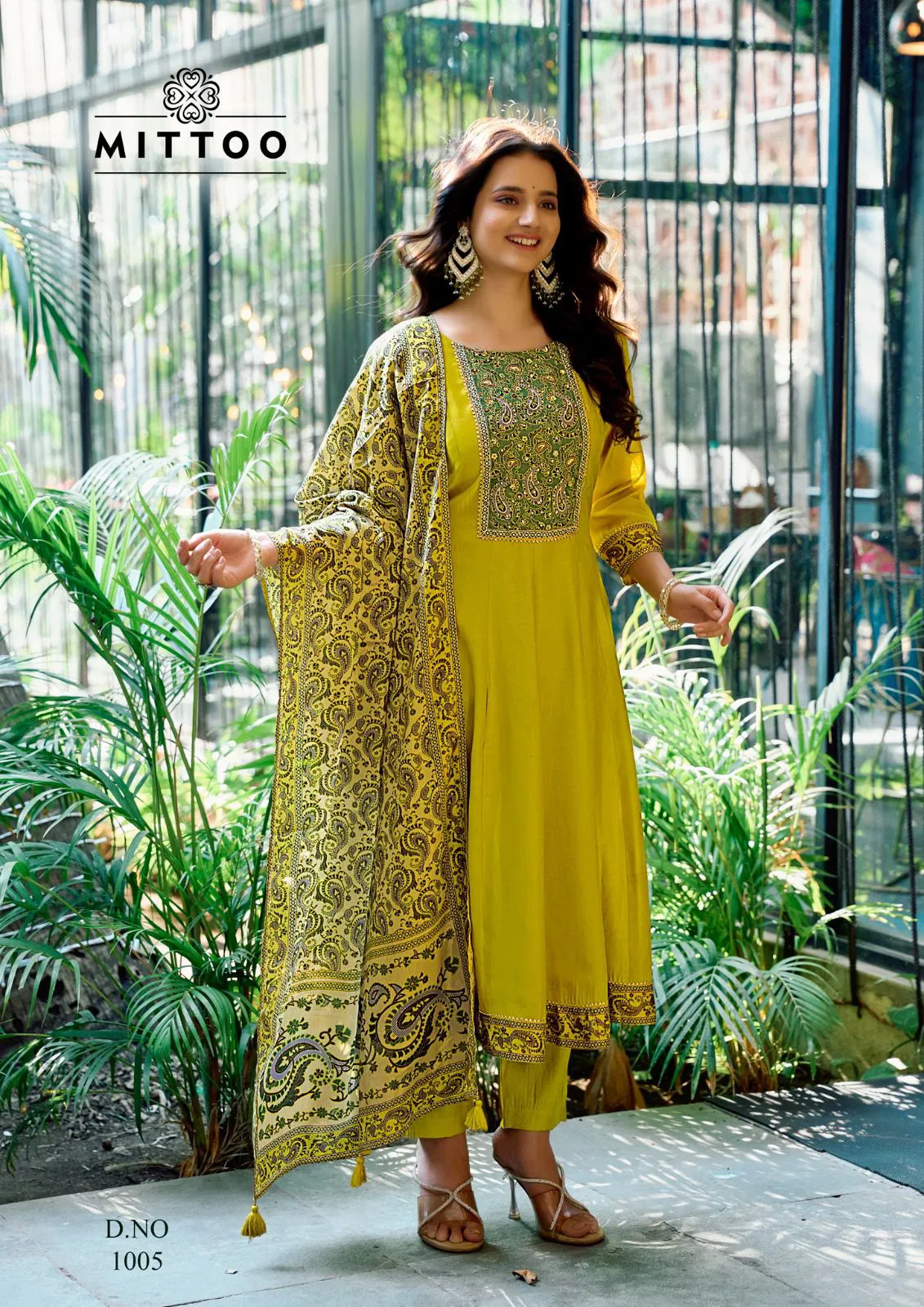 Muskaan By Mittoo Modal Silk Kurti With Bottom Dupatta Suppliers In India